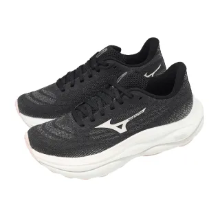 【MIZUNO 美津濃】慢跑鞋 Wave Sky 9 女鞋 黑 厚底 緩震 運動鞋 美津濃 J1GD250275