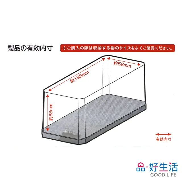 【GOOD LIFE 品好生活】日本製 長型透明模型收納展示盒(日本直送 均一價)