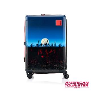 【AMERICAN TOURISTER 美國旅行者】STRANGER THINGS 怪奇物語聯名24吋可擴充上掀PC行李箱(顛倒世界)
