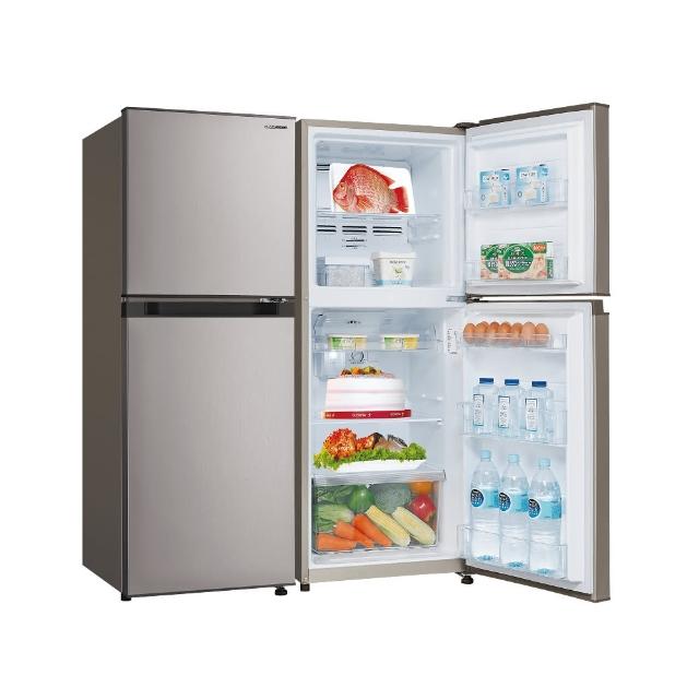 SANLUX 臺灣三洋 SR-V238B 雙門冰箱,238L 大容量設計,適閤中小型家庭使用。搭載節能變頻壓縮機,省電環保且運轉靜音。冷藏與冷凍室分離設計,提升保鮮效果,讓蔬果維持新鮮。多層可調整置物架,提供靈活收納空間,易清潔防鏽門板,提升使用便利性。臺灣三洋 SR-V238B 冰箱,品質保證,結合實用功能與時尚外觀,是家庭的理想選擇。 SANLUX台灣三洋 SR-V238B