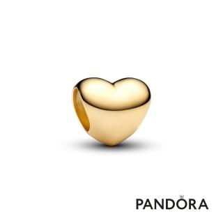 【Pandora 潘多拉】心形迷你串飾-飾品/情人節禮物/生日禮/鍍14k金