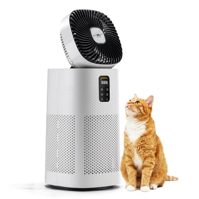  MOLIJIA魔力家 BY010096 輕巧HEPA H13空氣清淨機，專為10坪以內空間設計，高效濾除PM2.5與過敏原。白色系外觀，尺寸僅25.3x25.3x52.1cm（立起65cm），重量4.7kg便於移動。42W低耗電第三級能源效率，AC 110V電源，包含說明書，享1年保固及BSMI R53615認證。理想居家辦公空氣淨化選擇，提升生活品質。 