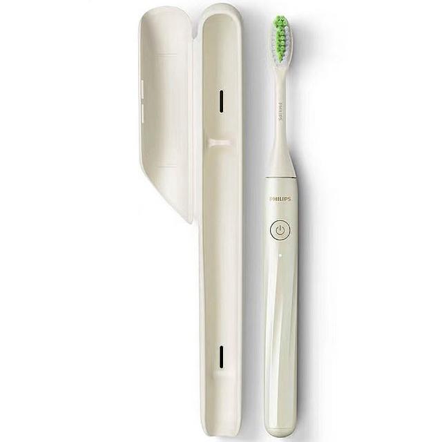 【Philips 飛利浦】One by Sonicare攜帶式旅行盒電動牙刷 HY1200白色(平行輸入)
