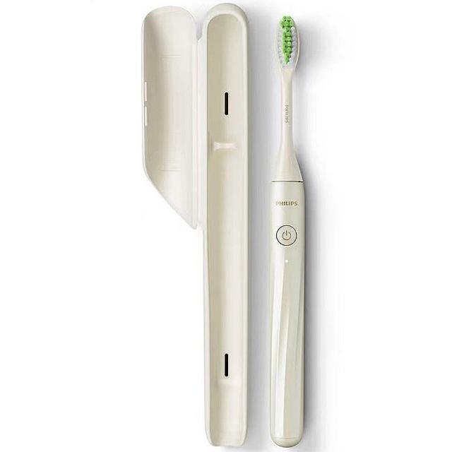 【Philips 飛利浦】One by Sonicare攜帶式旅行盒電動牙刷 HY1200白色平行輸入品
