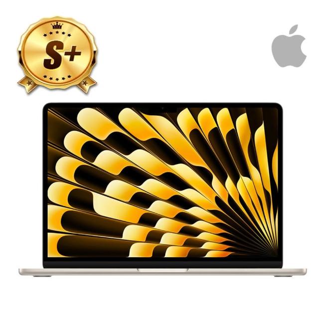 【Apple】S+ 級福利品MacBook Air 15.3吋 M3 8核心CPU 10核心GPU(16G RAM/256G SSD)