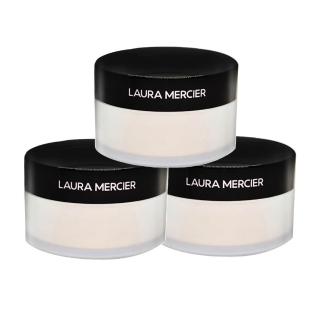 【LAURA MERCIER 蘿拉蜜思】煥顏透明蜜粉 29g 3入組(透明色 國際航空版)