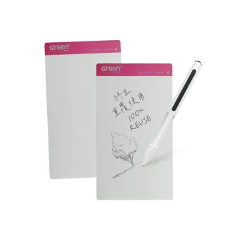 【Green Board 】7.2 吋磁性電紙板 MT7標準書寫組 - 粉色(0.5mm超薄軟性電子紙 局部清除手寫板)