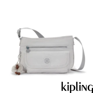 【KIPLING】（網路獨家款）冷霧灰多袋收納側背包-SYRO U