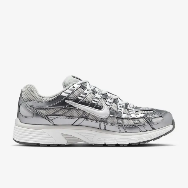 【NIKE 耐吉】W P-6000 運動鞋 休閒鞋 女鞋 耐穿 復古 穿搭 灰銀 IO3496-001