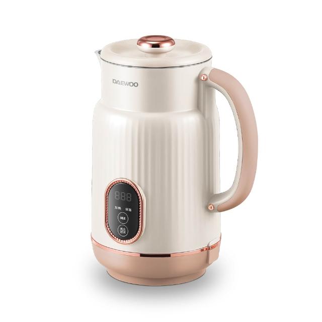  DAEWOO大宇 DW-KT2615 冷壓活氧蔬果慢磨機，採用低速慢磨技術，保留蔬果原汁營養，適閤家用新鮮果汁萃取。本體尺寸34.5 x 11 x 12.5 cm，重量僅1.3 kg，110V/60Hz電壓，100W功率。配件齊全，包括主機、接汁杯、接渣杯、清潔刷等。BSMI認證，產地中國，正常使用保固1年。輕鬆製作健康蔬果汁，提升生活品質！ 