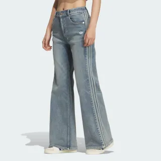 【adidas 愛迪達】CNY 水洗喇叭褲 女 - Originals KT3173