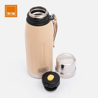 【Black+Decker】綠野316不鏽鋼保溫隨行壺 650ml 晨霧奶油