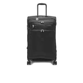 【KIPLING官方旗艦館】午夜星空黑25吋多袋收納行李箱-NEW YOURI SPIN M