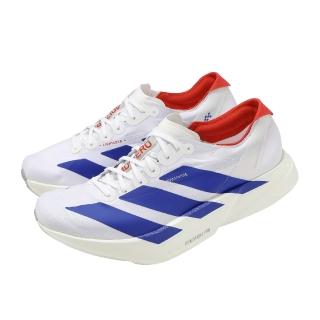 【adidas 愛迪達】競速跑鞋 Adizero Adios Pro 4 M 男鞋 女鞋 白藍 碳板 緩震 愛迪達 JP6624