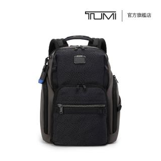 【TUMI】Alpha Bravo Search 機能面料多功能商務後背包 - 黑色幾何紋理 (TUMI 官方旗艦店)