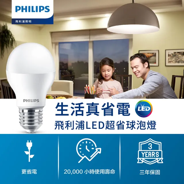 【Philips 飛利浦】13.2W LED 超省電燈泡3000K/4000K/6500K 6入(PL24N/PL25N/PL26N)