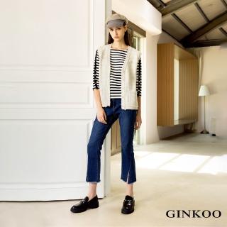 【GINKOO 俊克】小香感抽鬚背心