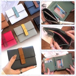 【LEEHER】女生/皮夾/短錢包/精品錢包/三折錢包/錢包/短款錢包/大容量皮夾/拉鍊