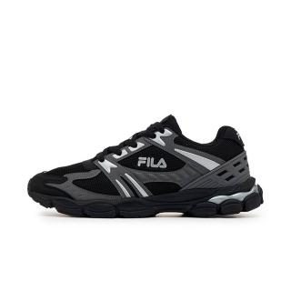 【FILA】Olympian 男 運動休閒鞋 舒適 黑 灰(1-J310A-041)