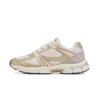 【FILA】Olympian 女 運動休閒鞋 舒適 白 金(5-J310A-185)