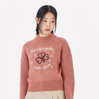 【Mark Gonzales】女裝 CLUV 針織衫 - 紅色