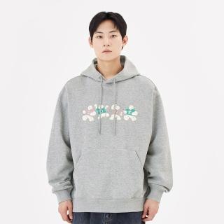 【Mark Gonzales】男女同款 SHMOO 同學會帽T - 淺灰色