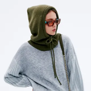 【KERAIA 克萊亞】重慶森林保暖連帽脖圍
