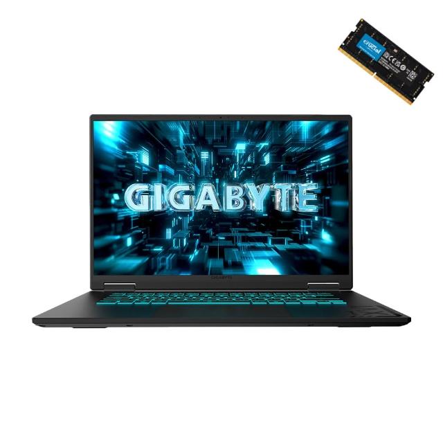 升級32G組★【GIGABYTE 技嘉】16吋 i7-13620H RTX5050電競筆電(A16 CTHI3TW894SH/165Hz/16G/1T/W11)