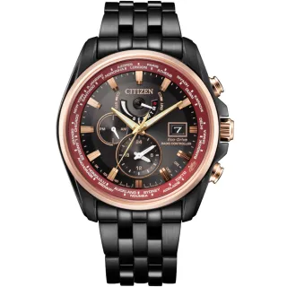 【CITIZEN 星辰】代言人廣告款 限量光動能電波手錶-44mm 送禮 禮物(AT9124-88E)