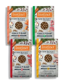 【Instinct 原點】天然凍乾全犬配方3.5lb 多口味任選(WDJ 添加純肉塊 狗飼料 無穀飼料 肉含量74%)
