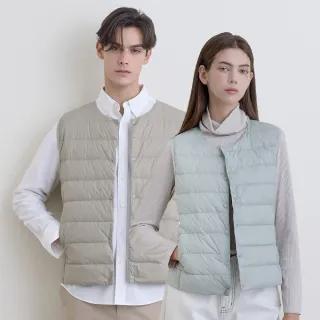 【GIORDANO 佐丹奴】男女裝輕薄羽絨背心 防潑水內刷毛長褲(多色任選)