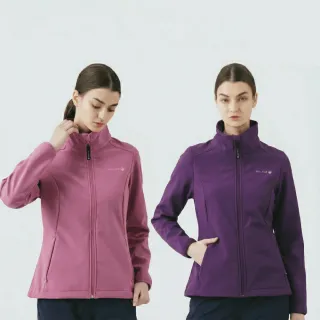 【Hilltop 山頂鳥】獨家特談-女款SOFT SHELL外套 軟殼衣(兩款任選 輕量 保暖 立領)