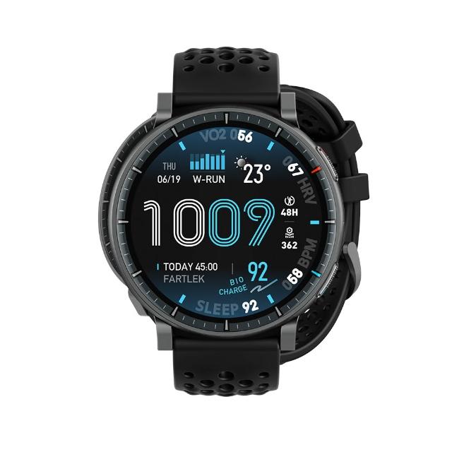 華米 Amazfit Active 智慧手錶,搭載藍芽通話、心率偵測、血氧偵測、GPS 定位及睡眠監測功能,支援路跑、室內運動、腳踏車及銀髮/兒童照護。2 吋以下大螢幕,防潑水設計,健康資料全面追蹤,待機時間長達 8-30 天,完美相容 iOS 及 Android 系統。顏色選擇花瓣粉、午夜黑,NCC 認證 CCAH23LP5790T7,讓您輕鬆掌控健康與運動生活! Amazfit華米 Active