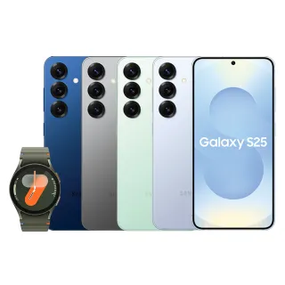Watch7 40mm組【Samsung 三星】Galaxy S25 5G 6.2吋(12G/256G/高通驍龍8 Elite/5000萬鏡頭畫素/AI手機)