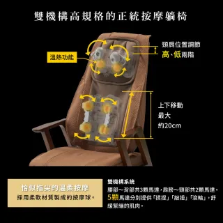 【台隆手創館】ATEX TOR雙揉捶按摩躺椅-232DB(按摩椅墊 按摩坐墊) 廠配