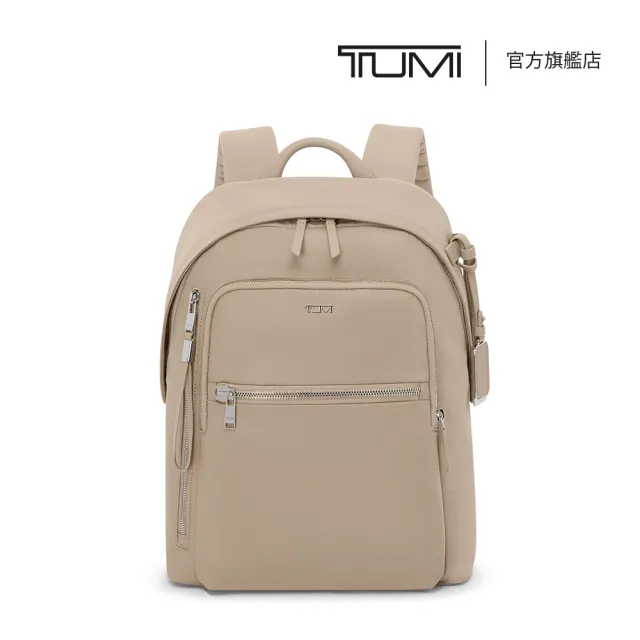 【TUMI】Voyageur Halsey 14 吋筆電都會休閒後背包 - 燕麥色(TUMI 官方旗艦店)
