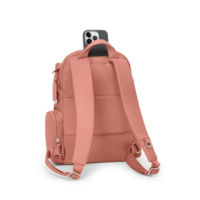 【TUMI】Voyageur Celina 中型都會休閒後背包 - 粉陶色 (TUMI 官方旗艦店)