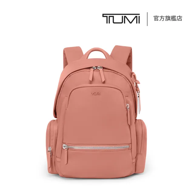 【TUMI】Voyageur Celina 中型都會休閒後背包 - 粉陶色 (TUMI 官方旗艦店)