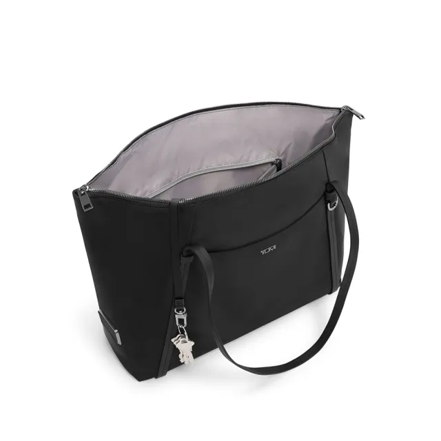 【TUMI】Voyageur Q Tote 都會時尚托特包 - 黑烟槍色(TUMI 官方旗艦店)