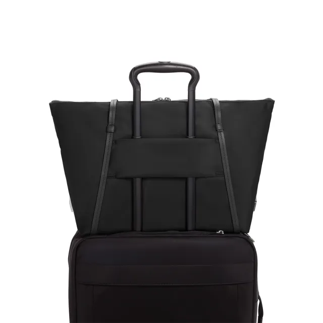 【TUMI】Voyageur Q Tote 都會時尚托特包 - 黑烟槍色(TUMI 官方旗艦店)