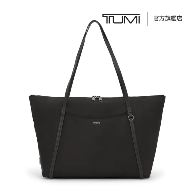 【TUMI】Voyageur Q Tote 都會時尚托特包 - 黑烟槍色(TUMI 官方旗艦店)