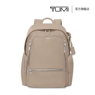 【TUMI】Voyageur Celina 15 吋筆電都會時尚後背包 - 燕麥色(TUMI 官方旗艦店)