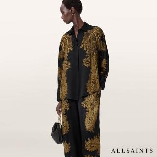 【ALLSAINTS】BERNIE 寬鬆印花長袖襯衫 W088PD (舒適版型)