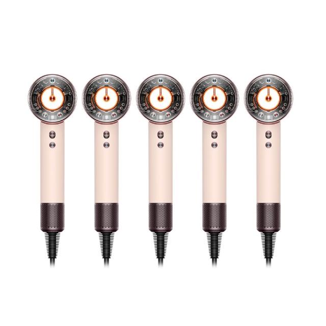 【dyson 戴森】HD16 Supersonic Nural™ 全新一代 吹風機 溫控 負離子(粉霧玫瑰) (5入超值組)