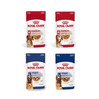 【ROYAL 法國皇家】犬專用主食濕糧餐包 140GX20包/盒(歐洲進口 主食 餐包 狗濕糧 成犬 熟齡犬適用)