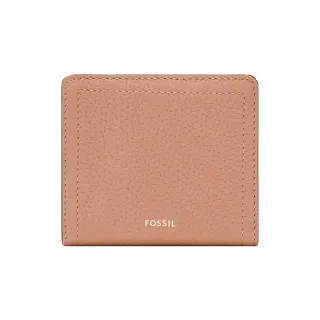 【FOSSIL】Logan 真皮 短夾-粉紅色 SL7829682