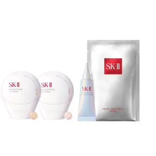 【SK-II官方直營】光蘊輕透CC霜30g雙入組(自然膚或玫瑰粉/全新五合一/防曬小白球/SPF50/超大牌)