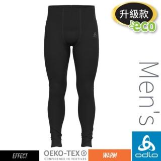 【ODLO】男 ECO 升級型 EFFECT 銀離子保暖型長褲.專業機能型衛生褲/ 141262-15000 黑