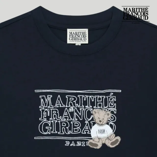 【MARITHE FRANCOIS GIRBAUD】官方旗艦 塗鴉熊LOGO印花長袖上衣(多款任選)