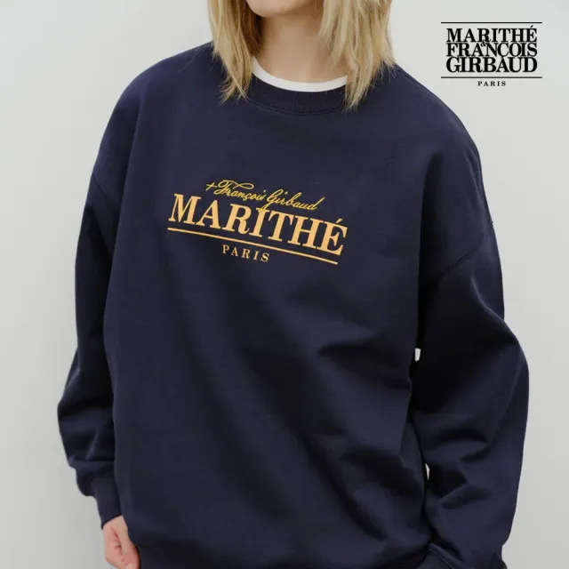 【MARITHE FRANCOIS GIRBAUD】官方旗艦 MARITHE LOGO 寬版大學T(多款任選)